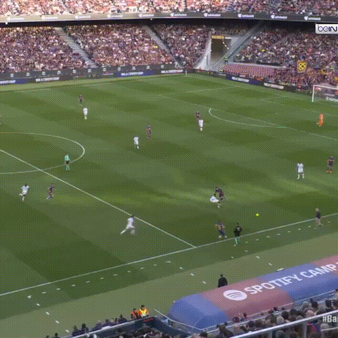 巴萨5比2塞维利亚 Cancelo破门助球队大胜