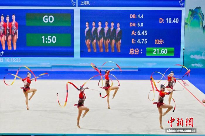 陕西电子队成年集体全能决赛摘金 包揽青年集体